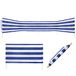 Idena - Windscherm blauw-wit 600 x 80 cm