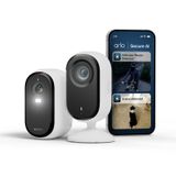 Arlo Essential E3 2K + E3 2K INDOOR Bulb IP-beveiligingscamera Binnen & buiten 1440 x 2560 Pixels Plafond/wand/bureau