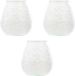 Cosy & Trendy mini lowboy bougie de table - 6x - blanc - 17 heures de combustion - 7 cm - bougie