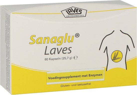 Laves Sanaglu - 60 capsules - Enzympreparaat