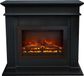 Xaralyn Elda EFL-MDB - bois noir - 1500 Watt chauffage - avec télécommande