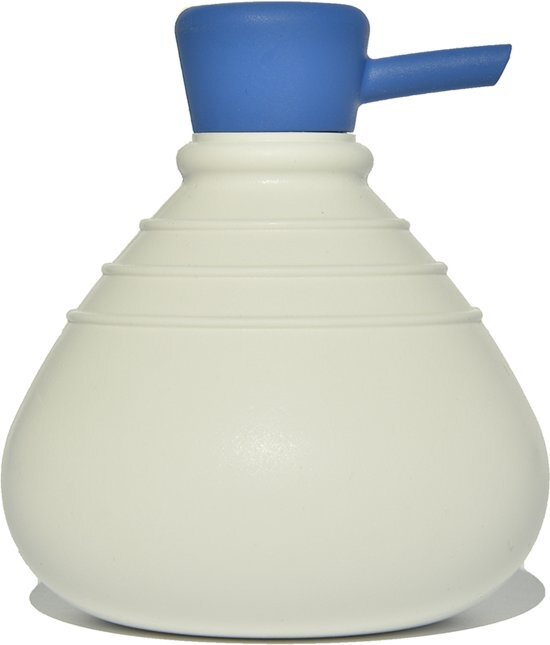 Cleverline zeeppompje Soap Belly witte flacon met blauwe dop