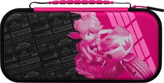 PDP Gaming Switch Travel Case Plus - Grand Prix Peach Glow in the Dark - Nintendo Switch/OLED/Lite