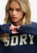 Superdry Heritage Intarsia Pull Tricot Femme Eclipse Navy