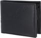 oxmox Leren portemonnee Leather RFID Protect Querscheinbörse Footsteps 2.0 Embossed Black zwart