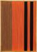 Mica Decorations Kuba Décoration murale - L50 x l3 x H70 cm - FSC 100% - Coton - Orange