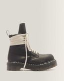 Dr. Martens Rick Owens Lederen Laarzen Met Stalen Neus in Schwarz, Größe: 47
