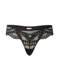 Hunkemöller String Daisy - Zwart - maat XS