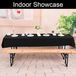 Sans marque Nappe de brasserie - 2 pièces - 100 x 250 cm - Noir