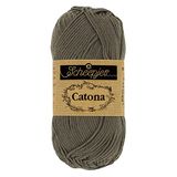 Scheepjes - Scheepjes Catona 387 Donkere Olive Garen - 20x25g