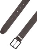 Tommy Hilfiger Riem Oliver Saffiano Leer Unisex Donkerbruin