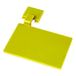 Maya Professional Tools 80002-4 bord voor wandrails, FBK/levensmiddelhygiëne, 110 mm x 75 mm, geel