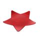 House of Seasons Mila Decoratiebord Ster 25 cm Rood
