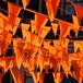 Oranje vlaggenlijnen pakket 200 meter