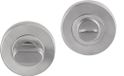 Differnz Toiletgarnituur - Mat chroom - RVS - Essence rond 53x10mm