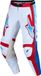 Alpinestars Racer Hunt Motocrossbroek Wit/rood/blauw Maat 36