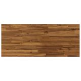 vidaXL Tafelblad Rechthoekig 130 x 40 x 3 cm Naturel Glas