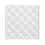 Rayher 36093000 reliëfplaat bloemenkranker, 11 x 11 cm, voor plastische patronen in gietobjecten, doorzichtig