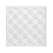 Rayher 36093000 reliëfplaat bloemenkranker, 11 x 11 cm, voor plastische patronen in gietobjecten, doorzichtig