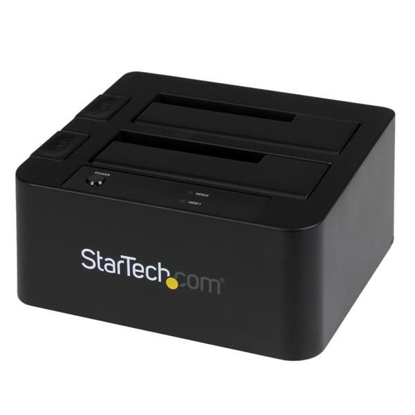 StarTech.com USB 3.0 / eSATA Dual Hard Drive Docking Station - SATA 6 Gbps