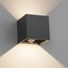 Applique murale 12W avec détecteur de mouvement, IP65, réglable, 4000K, noir