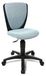 Icecat Chaise de bureau enfant, dossier haut, polyester, bleu clair