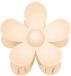 Goudlief Bargains by DJ Effen kleur matte madeliefje bloem haarklem fuchsia resin - Beige