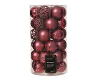 Decoris Kerstballen d6h roze III