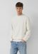 s.Oliver Sweater Wolwit Katoen Ronde Hals Lange Mouw Regular Fit Mannen S