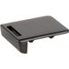Siso contre-plaque SQUARE en métal pour portes vitrées à 1 vantail, noir mat