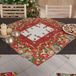 PETTI Artigiani Italiani - Kersttafelloper, tafelloper voor de kerstkeuken, tafelloper 90 x 90 cm, tafelkleed soldaten, 100% Made in Italy
