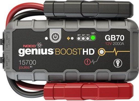 Noco Boost Lithium Jump Starter HD GB70 - 2000A - 12V - Incl. Flashlight