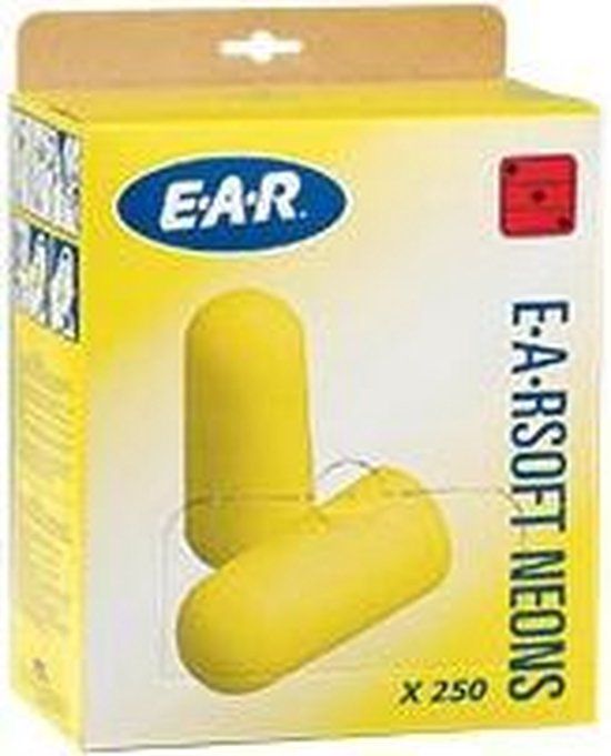 3M EAR Soft Yellow Neons - oordoppen - 250 paar - Geel