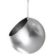 AYTM Pot suspendu GLOBE Ø21 cm h32 cm Argent