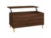 Maison Exclusive - Table basse, marron, aspect chêne, 90x44,5x45 cm, panneau de particules