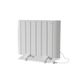 Elektrische radiator 1500 W voor comfort thuis en op kantoor, duurzaam aluminium, draagbaar en aan de muur te monteren, veiligheid en intuïtieve controle