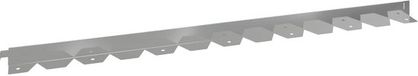 vidaXL Gazonrand 20 st 102 x 4 x 4 cm staal zilverkleurig