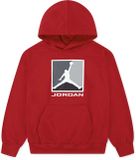 NIKE Jordan Sweatshirt Jdb Mj Ess Ft Baseline Po Kinderen Rood Katoen/Polyester