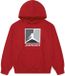 NIKE Jordan Sweatshirt Jdb Mj Ess Ft Baseline Po Kinderen Rood Katoen/Polyester