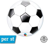 Qualatex Voetbal bubble ballon 56cm (excl. helium)