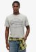 Superdry Klassiek Heritage T-shirt Heren XL Ash Grey Marl