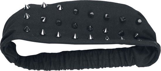 Black Premium by EMP Zwarte hoofdband met studs - Dames - Standard
