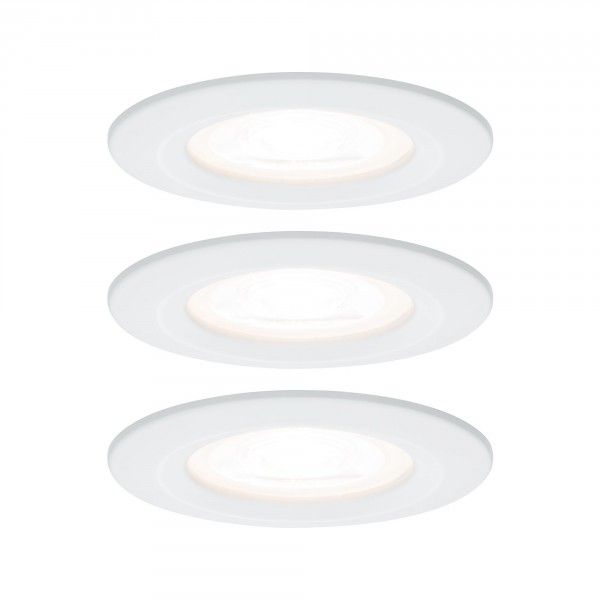 Paulmann Nova Basisset LED Inbouwlamp Rond - Wit Mat