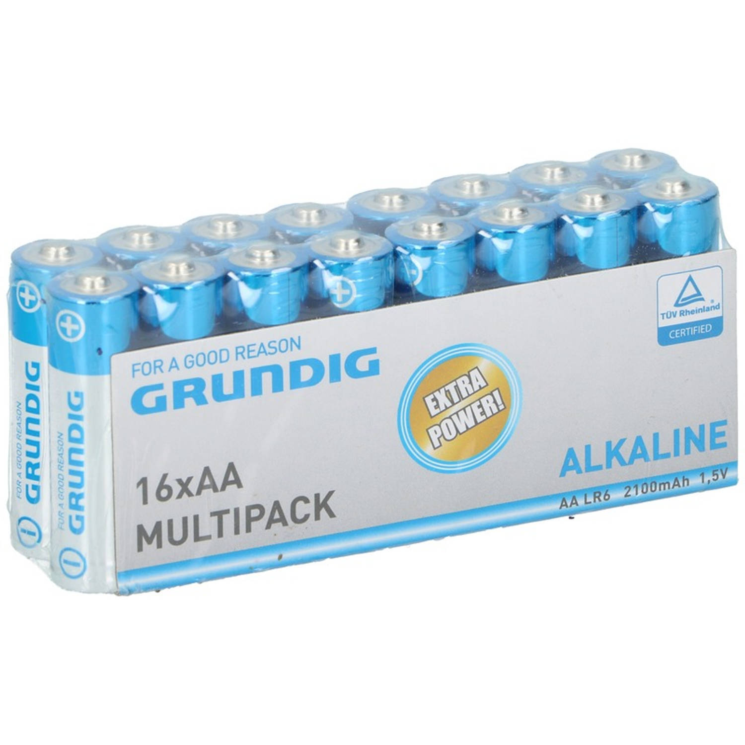 Grundig 48x R06 AA batterijen 1.5 volt - Alkaline batterijen - Voordeelpak