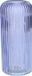 Bellatio Design Vase - lavendel paars - transparant glas - 10 x 25 cm