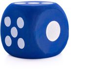Softee Set 3 Dobbelstenen 7cm Supersafe Azul