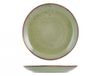 H&H Lifestyle Reactive Dinerbord Rond Steengoed Groen 27 cm