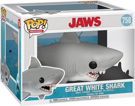 Funko Pop! Movies: Jaws - Great White Shark - #758 - Action Figure