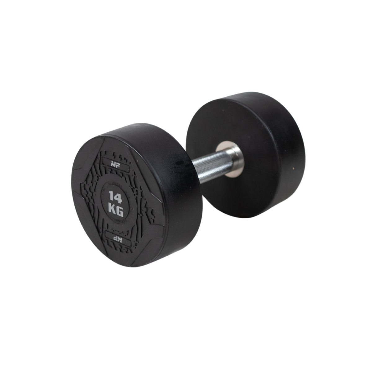 Muscle Power Ronde Dumbbell - Rubber - 14 kg