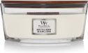 WoodWick Heartwick Flame Ellipse Geurkaars - White Tea & Jasmine - Wit